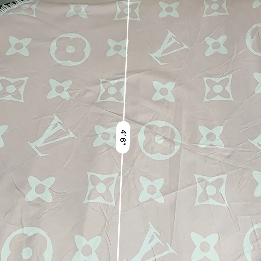 NIP Pink Patterned Beach Towel